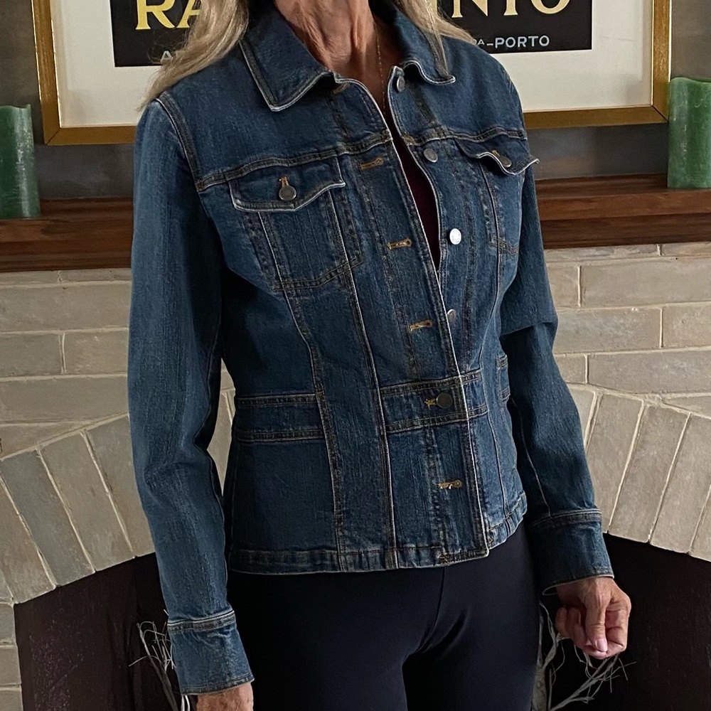 JNY Stretch Denim Jean Jacket